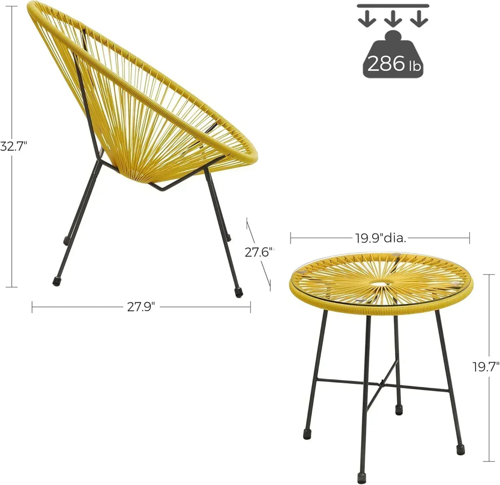 Outdoor Settee 2-Seat Garden Furniture with Backrest PE Rattan wourant