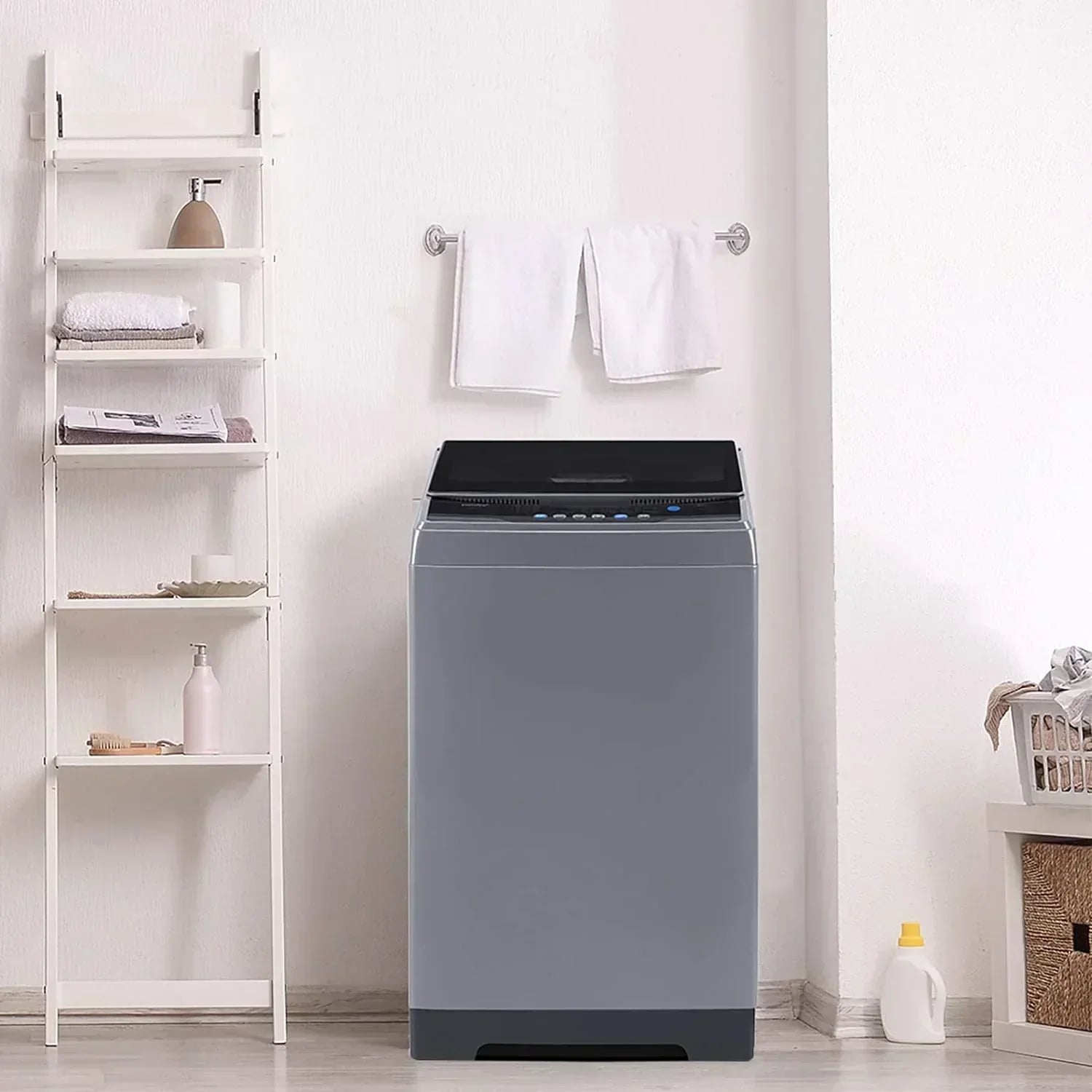 Comfee Portable Washing Machine 0.9 Cubic Foot with LED Display and Built-in Drum wourant