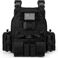 Magnetic Tactical Vest for Men Plate Carrier Vest Quick Release Disassembly Lightweight Vest wourant
