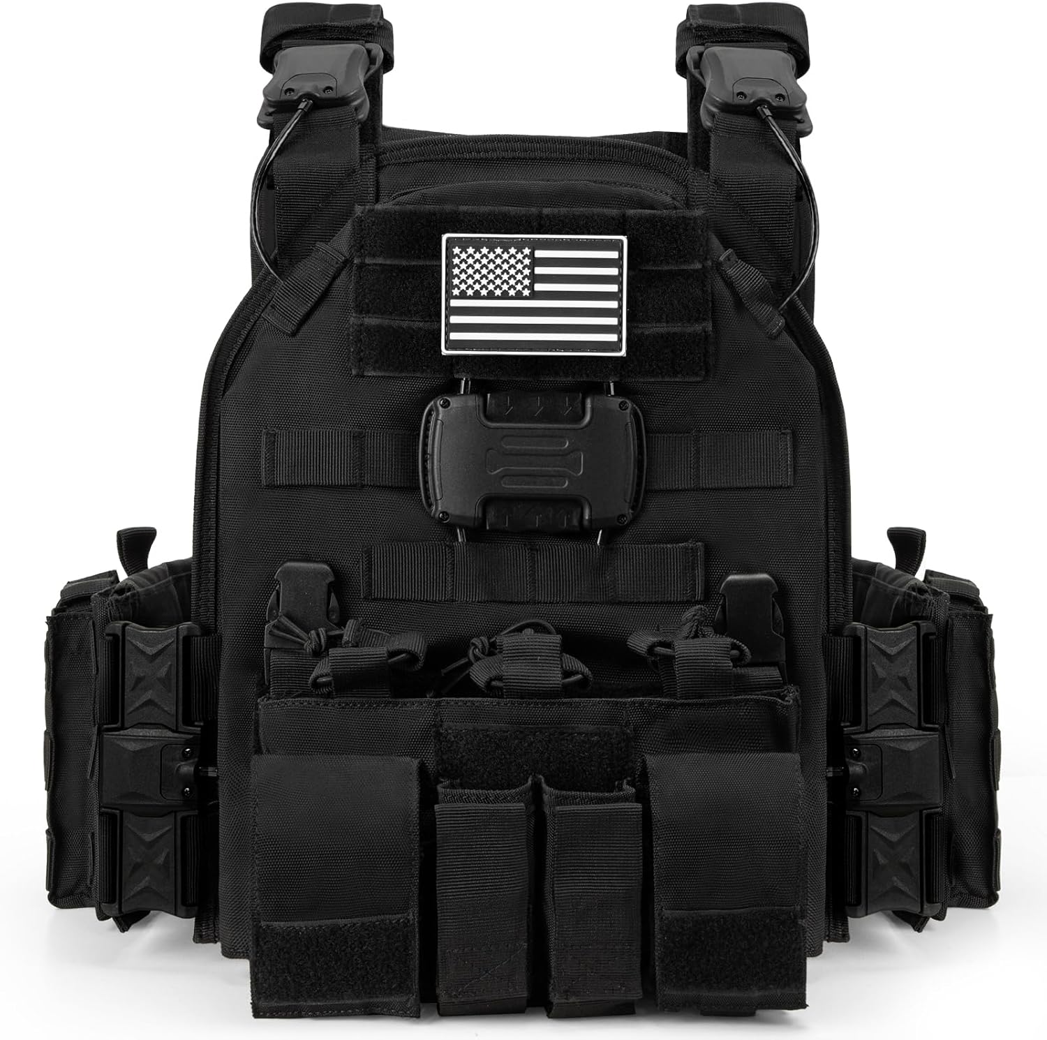 Magnetic Tactical Vest for Men Plate Carrier Vest Quick Release Disassembly Lightweight Vest wourant
