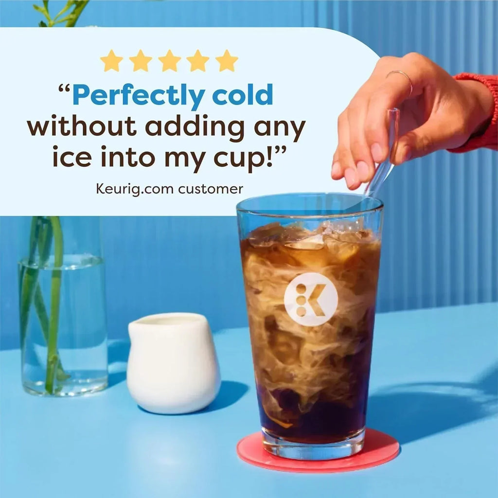 K-Brew+Chill Iced and Hot Single-Cup Coffee Maker with 70-ounce Removable Water Tank wourant