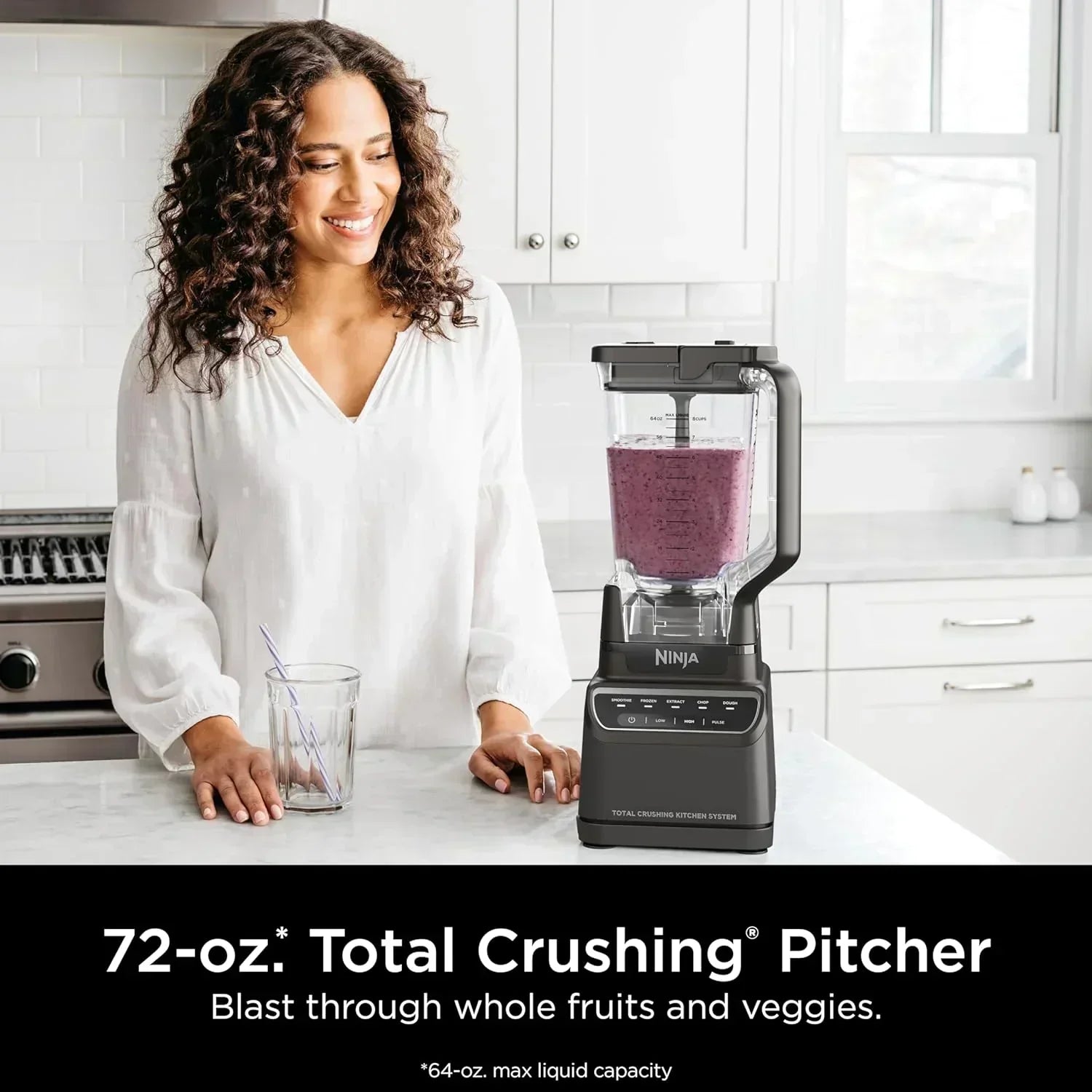 Ninja Mega Kitchen System 1500 Watt 72 Ounce Full Size Blender and 8 Cup Food Processor wourant