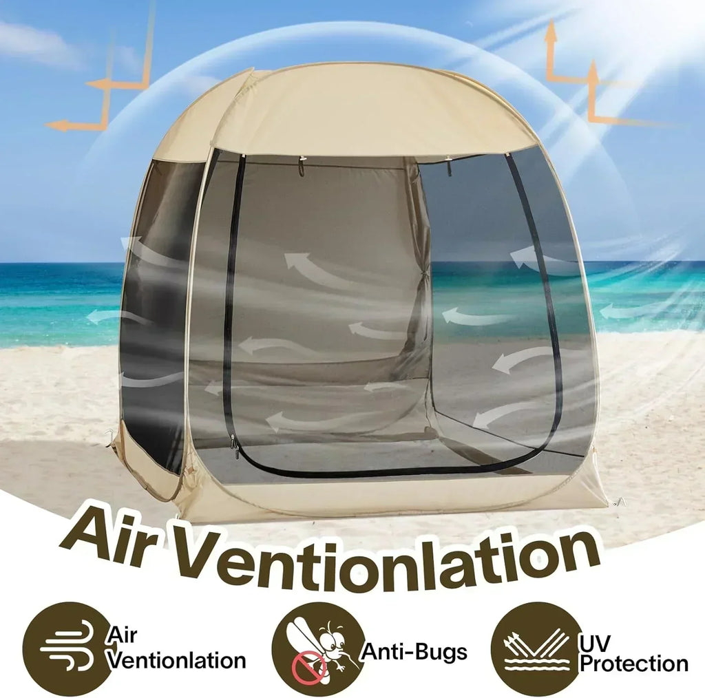 Alvantor Screen House Gazebo Pop Up Igloo Screened Canopy Tent with Mosquito Netting Sides wourant