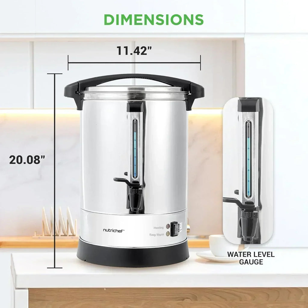 NutriChef Water Heater and Hot Water Dispenser 8L Electric Beverage Dispenser wourant