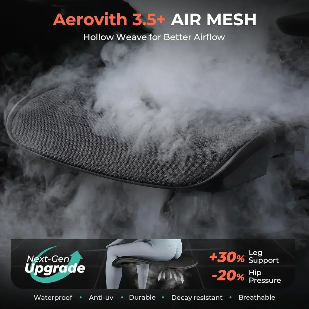 Ergonomic Mesh Office Chair with Adjustable Lumbar High Back Desk Chair 400 lbs wourant
