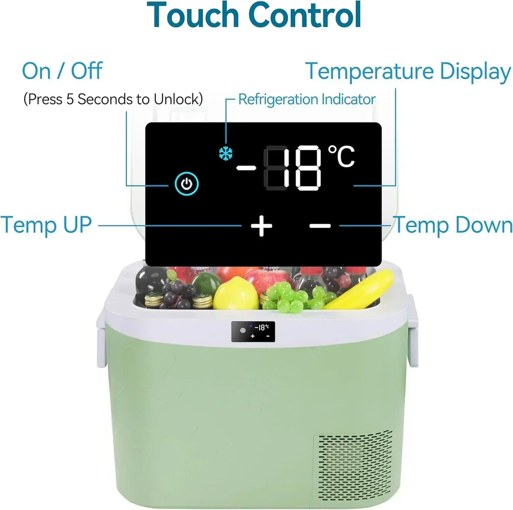 Car Fridge Portable 12 Volt Refrigerator 23 Quart (22 Liter) Freezer Compressor Cooler 12V/24V wourant