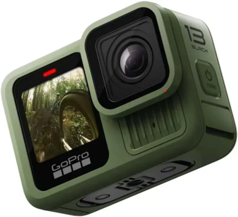 Black Waterproof Action Camera with 5.3K60 Video 27MP Photo Compatability HB-Series Lenses wourant