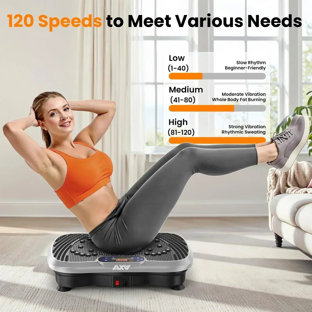 AXV Vibration Plate Fitness Platform Trainer Suitable for men and women to lose weight wourant