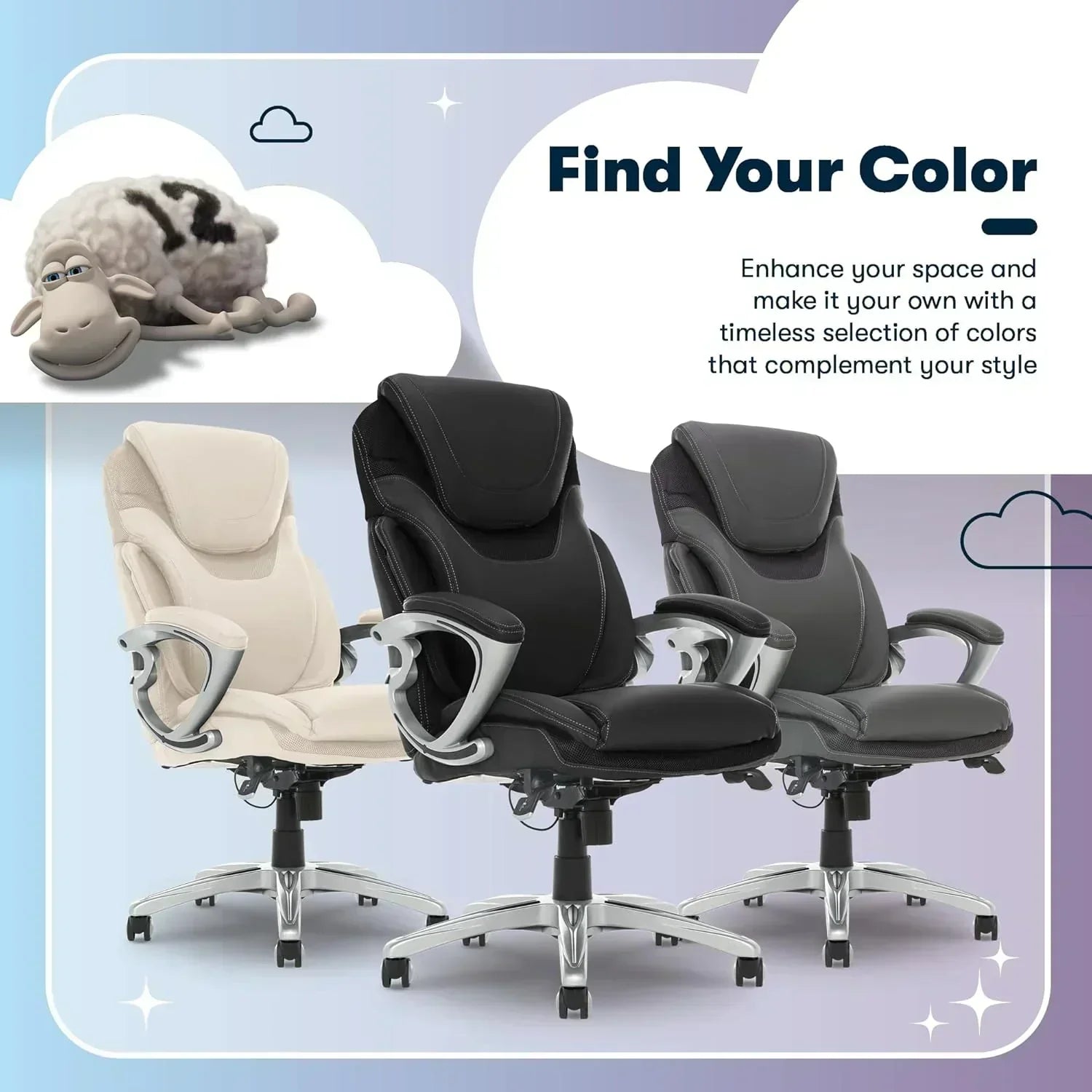 Executive office chair ergonomic computer desk and chair wourant