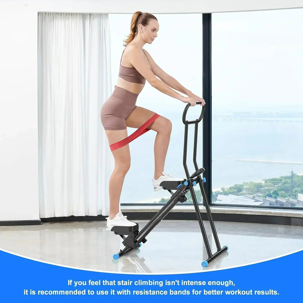 Stair Stepper for Home Gym Folding Vertical Climber Cardio Exercise Machine Stair Climber wourant