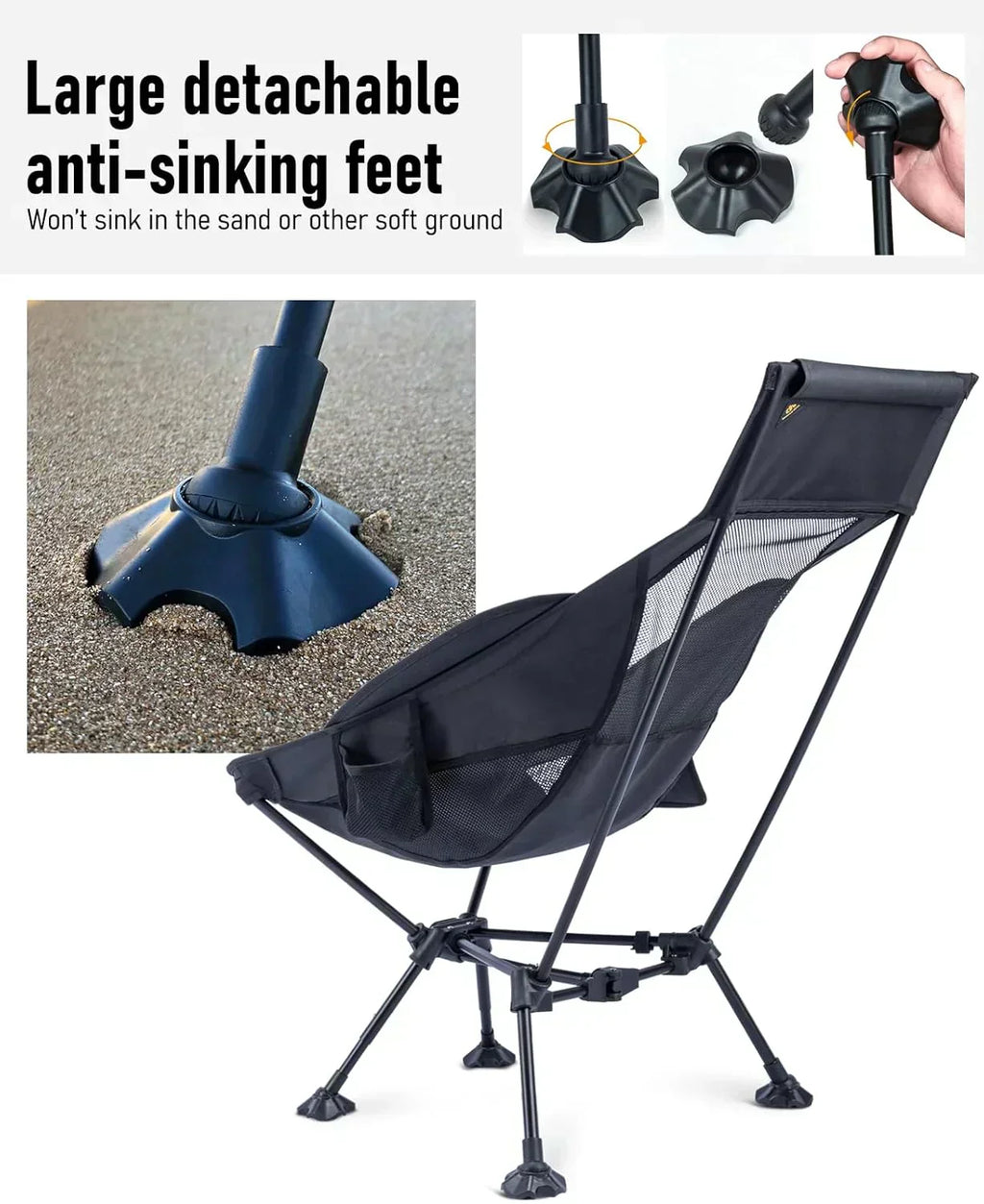 Ultralight Compact Camping Folding Beach Chair wourant