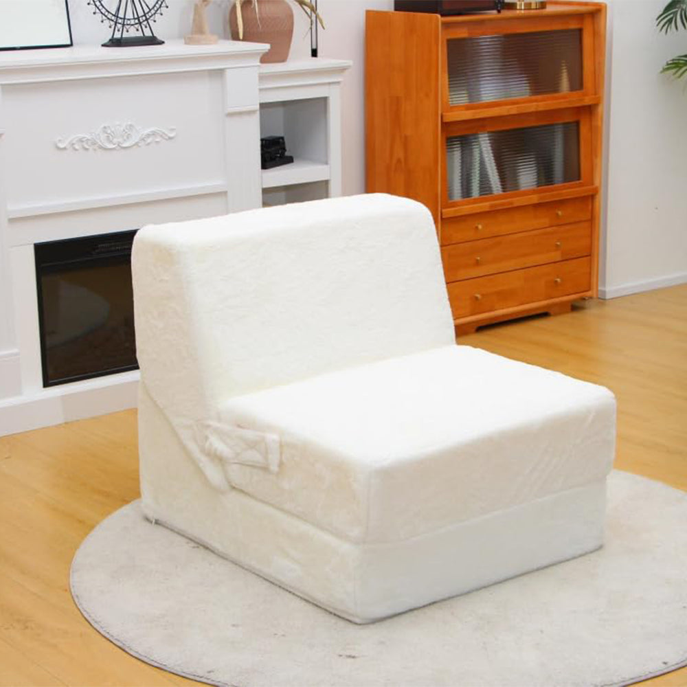 Folding Sofa Bed 3-in-1 Convertible Couch Sleeper Couch Memory Foam Convertible Flip Chair wourant